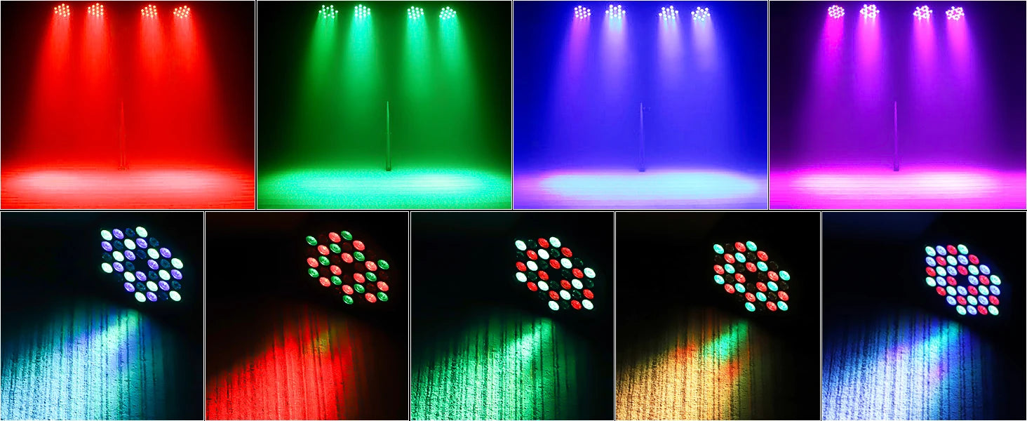 Luci Par LED RGB Effetto Scenico Professionali