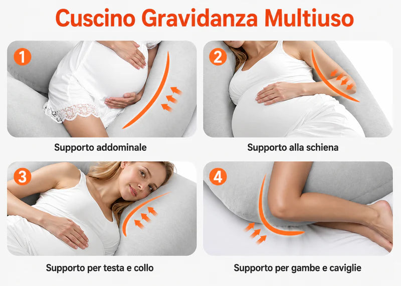 Cuscino Gravidanza Forma G